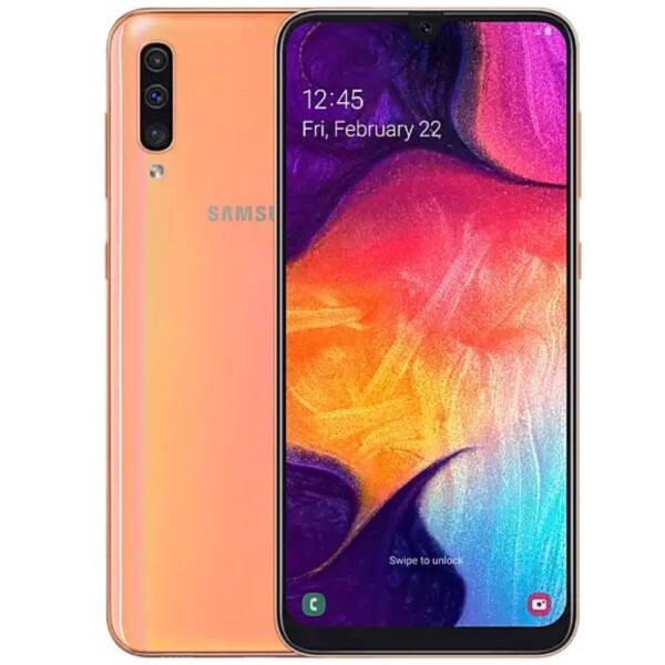 Samsung Galaxy A50 (2019) - 128GB - SM-A505F - Dual-Sim - Ausstellungsstück - Differenzbesteuert §25a Coral