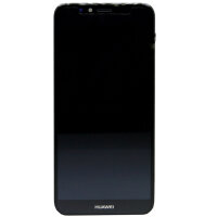 Huawei Y6 2018 (ATU-L21) Display LCD Touchscreen + Rahmen mit Akku, Schwarz - 02351WLJ