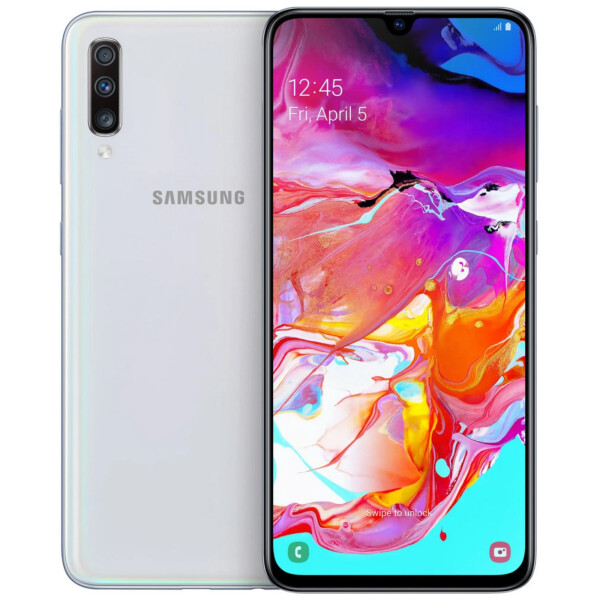 Samsung Galaxy A70 - 128GB - SM-A705F/DS - Dual-Sim - Ausstellungsstück - Differenzbesteuert §25a Weiß