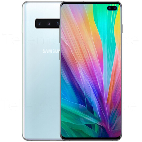 Samsung Galaxy S10+ Plus - 512GB - SM-G975F/DS - Dual-Sim - Ausstellungsstück - Differenzbesteuert §25a Ceramic White
