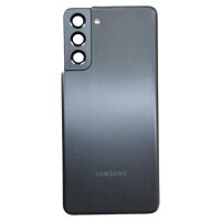 Original Samsung Galaxy S21 Akkudeckel Rückseite Ersatzteil Backcover – SM-G991B Grade B Phantom Grey - Schwarz