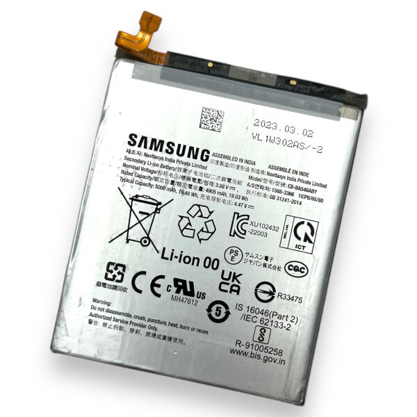 Original Samsung Galaxy A54 5G / A34 5G Akku Batterie Accu Battery - EB-BA546ABY - GH82-31204A - Bulk - Grade A