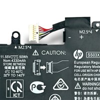 Original HP SS03XL Akku Batterie Accu Battery - SS03XL - Für HP EliteBook 840 G5, HP EliteBook 830 G5, HP ZBook 14u G5 - Bulk - Grade A